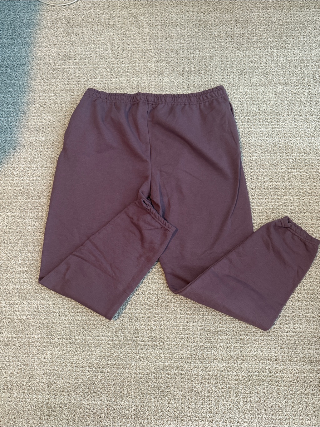 Athletic Works Men's Plum Fleece Joggers — image 7 of 7